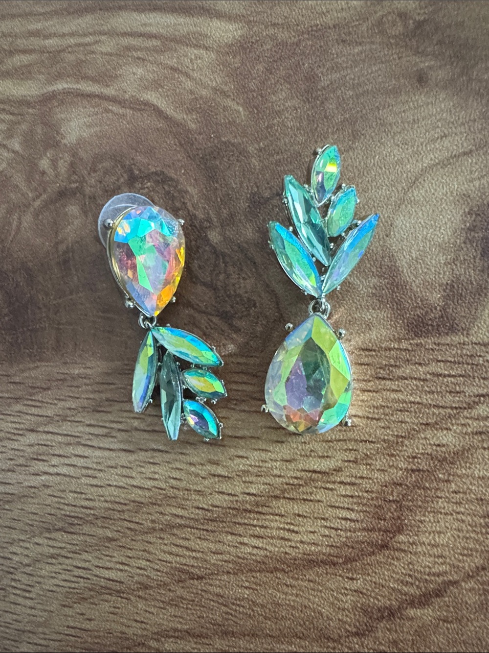 kate spade Iridescent Teardrop and Marquise Dangle Earrings - Green/Blue